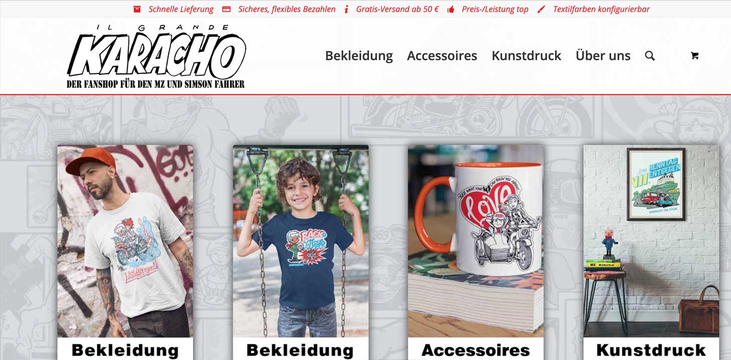 Referenz Karacho-Shop Referenz Karacho-Shop