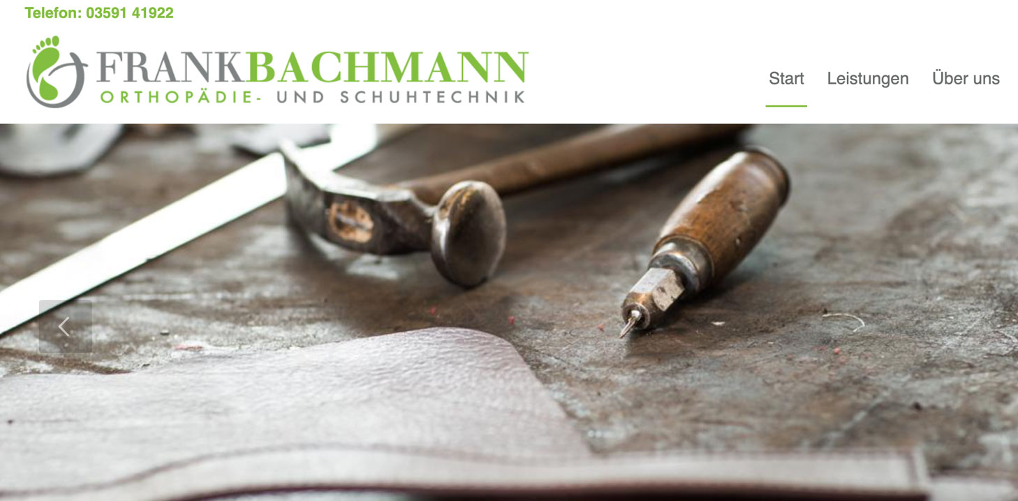 Orthopädieschuhmachermeister Frank Bachmann Bautzen